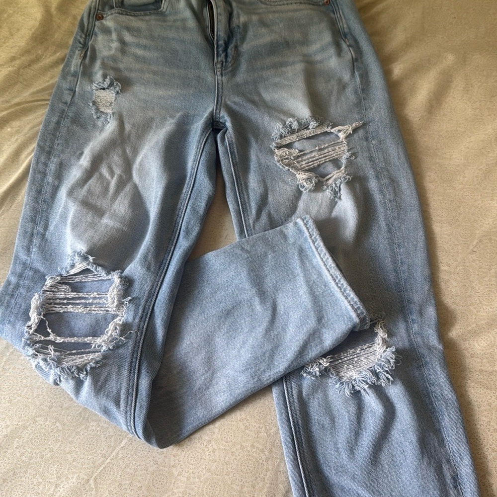 American Eagle Outfitters Blue Boyfriend Jeans Nice